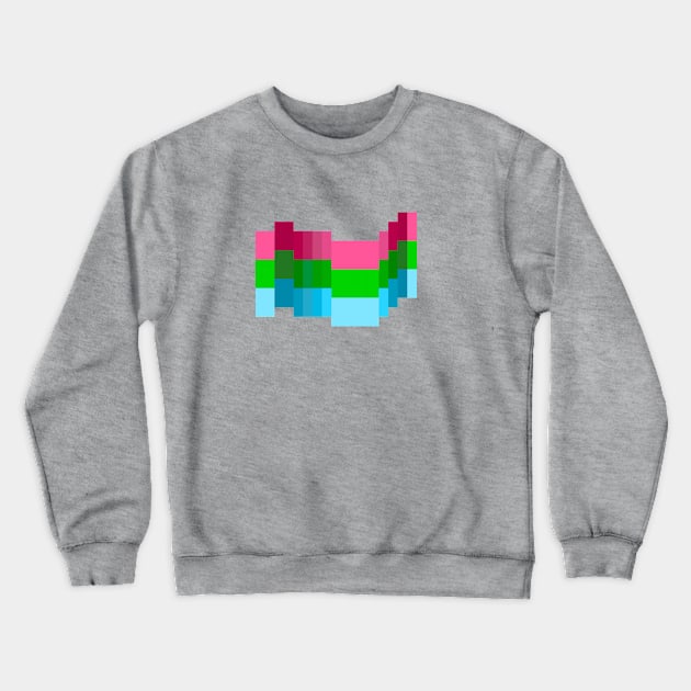 Pixel Pride Crewneck Sweatshirt by traditionation